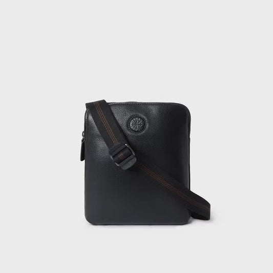 Compass Small Messenger Bag - Black