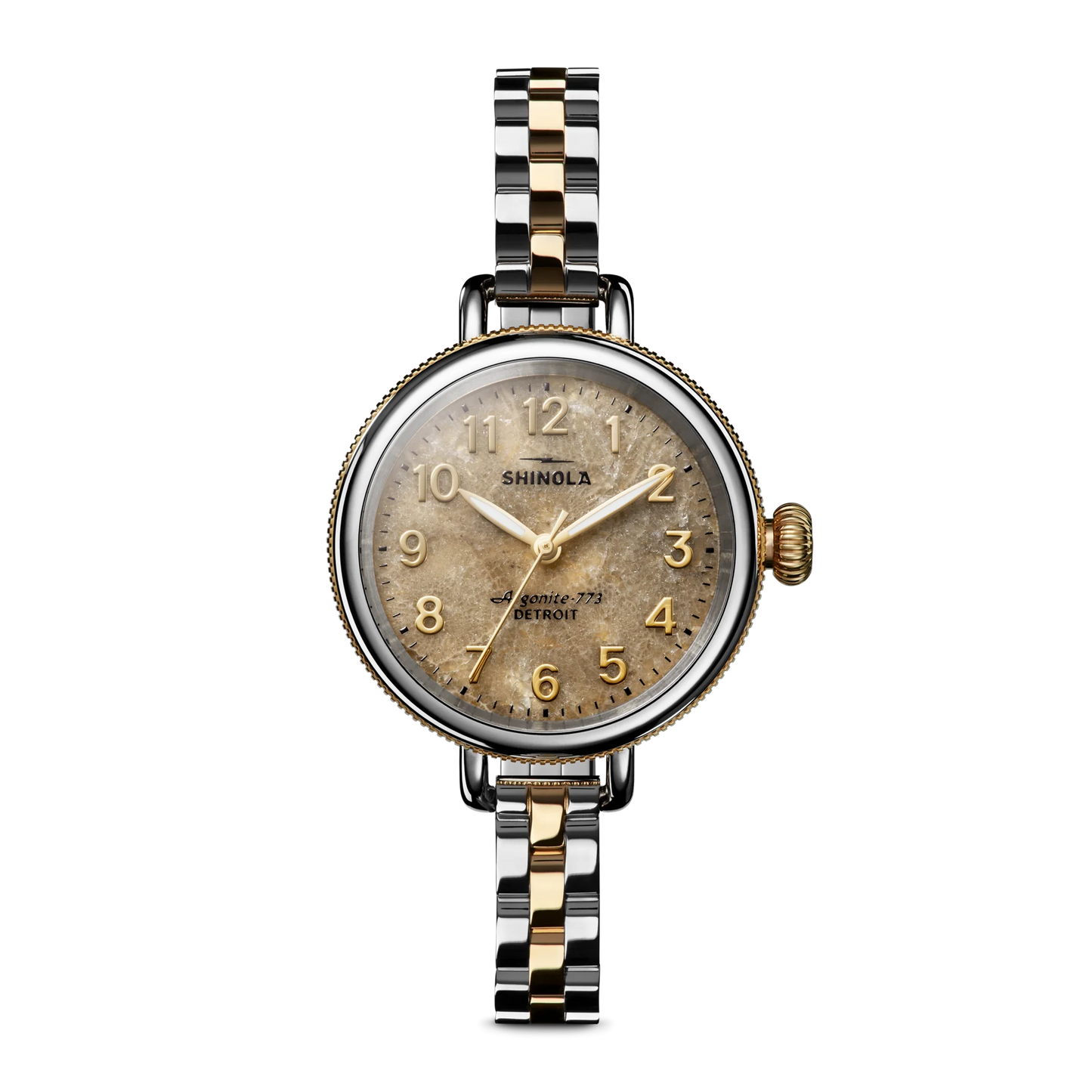 Birdy 3HD 34mm Petoskey Watch, Two-tone bracelet