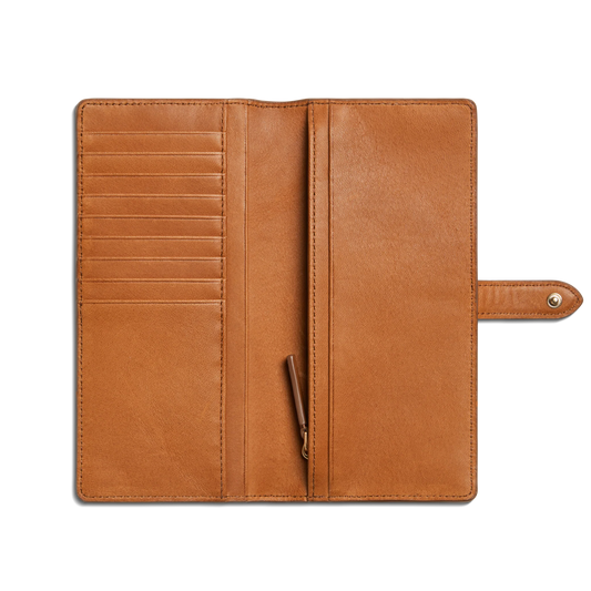 Shinola Continental Wallet, Brown