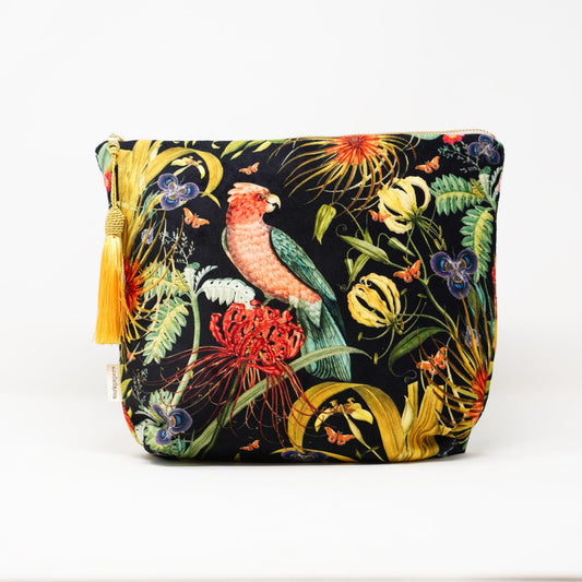 Ark Paper Velvet Wash Bag - Rio Black