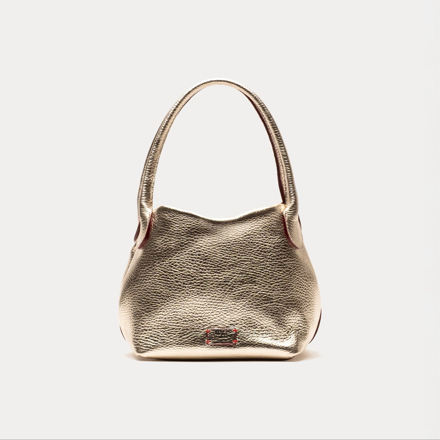 Sweet Pea Teeny Tumbled Leather Platino