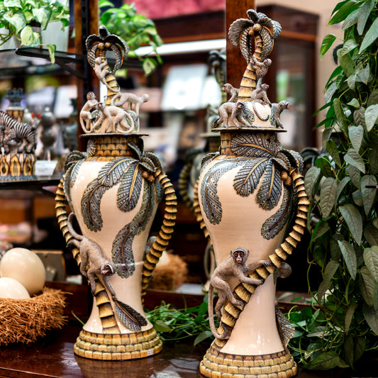 Ardmore Monkey Urns (Pair)