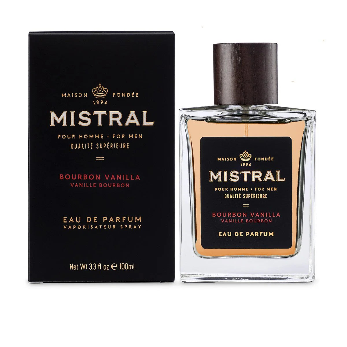 Men's Cologne, Bourbon Vanilla 100ml