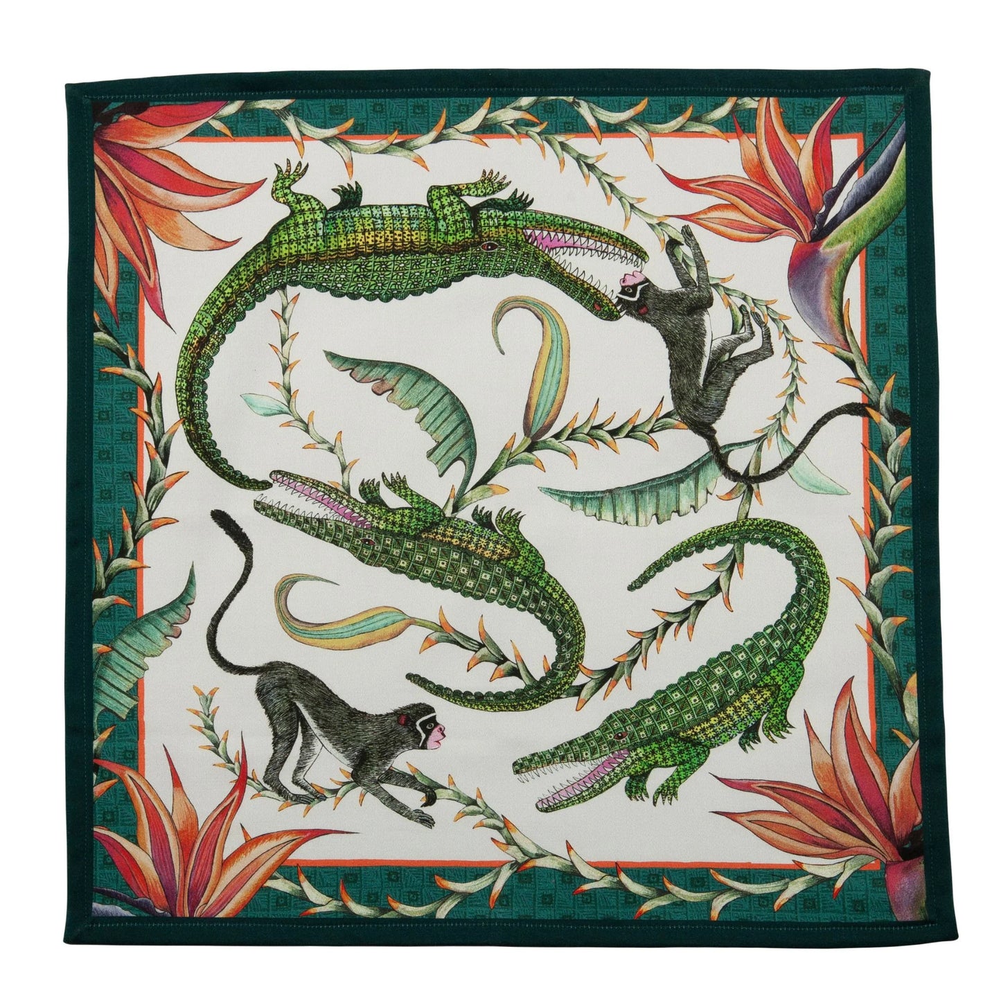 River Chase Napkins, Chalk, Pair