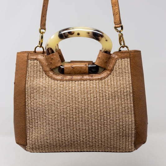 Medium Kai Raffia with Resin Tortoise Handle
