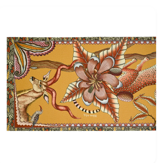 Pangolin Park Table Runner - Flame 94"X16"