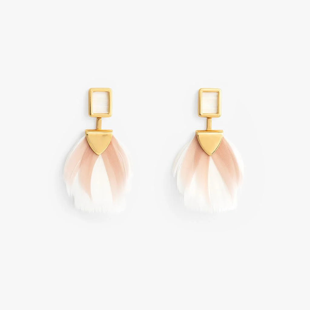 Brackish Tarpum Bay Bezel Drop Earring