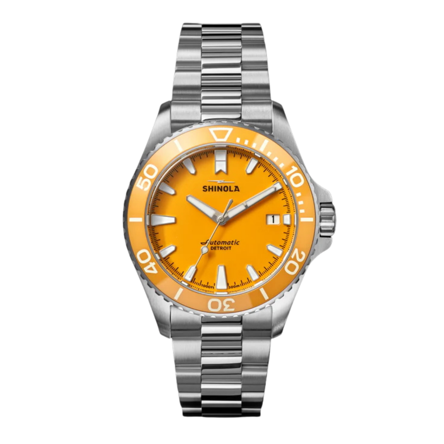 Monster Lake Huron 39mm, Silver Bracelet