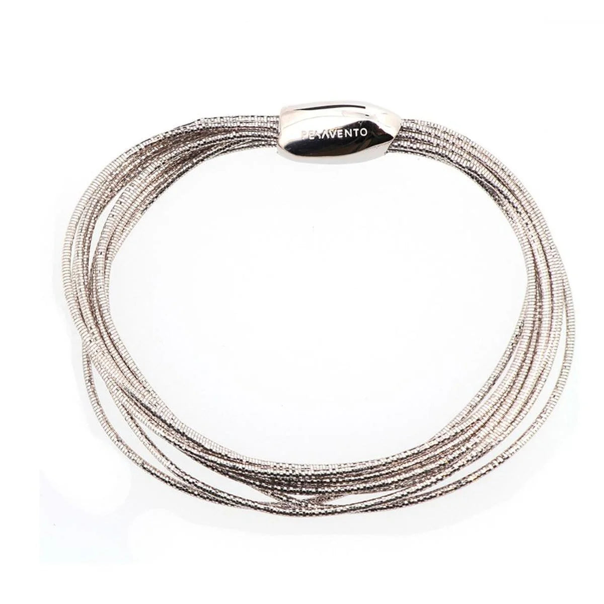 Pesavento DNA Spring Thin Bracelet, Rhodium