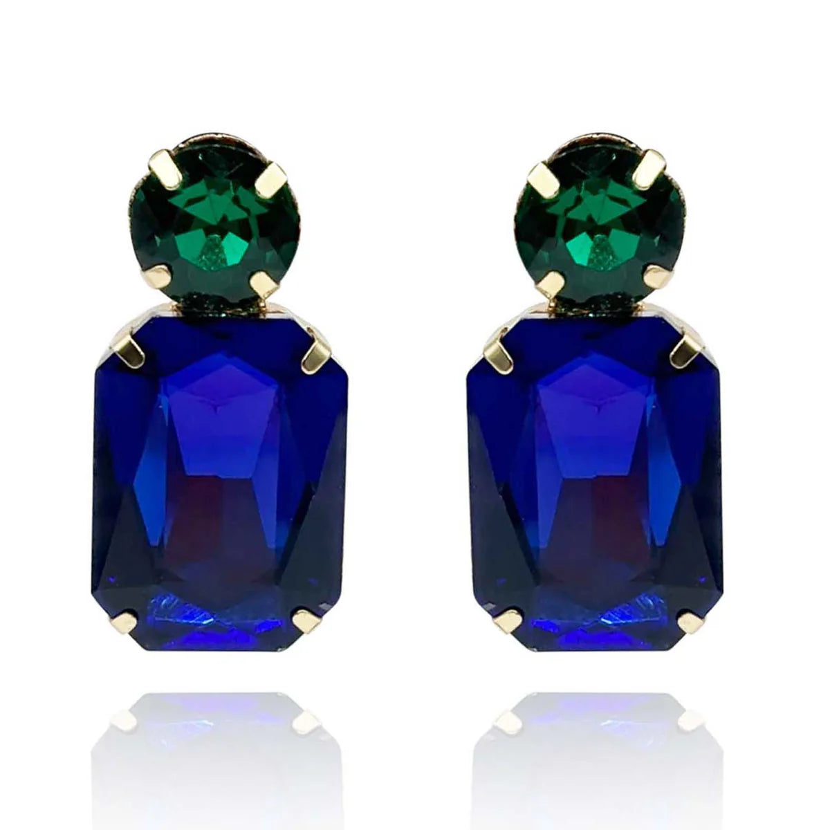 Peacock Blue Octagon Tourmaline Round