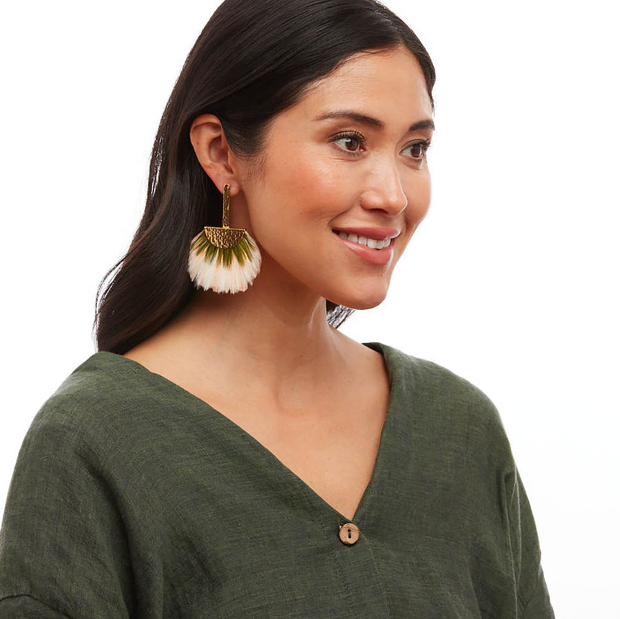 Brackish Limelight Grecian Earing