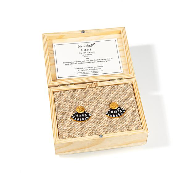 Brackish "Hiott" Stud Fan Earring