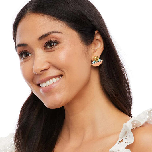 Brackish "Dah" Stud Earring