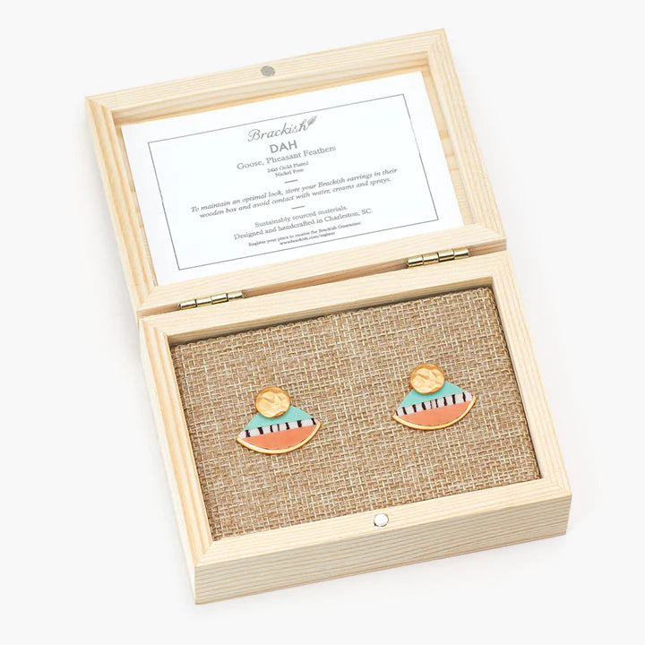 Brackish "Dah" Stud Earring