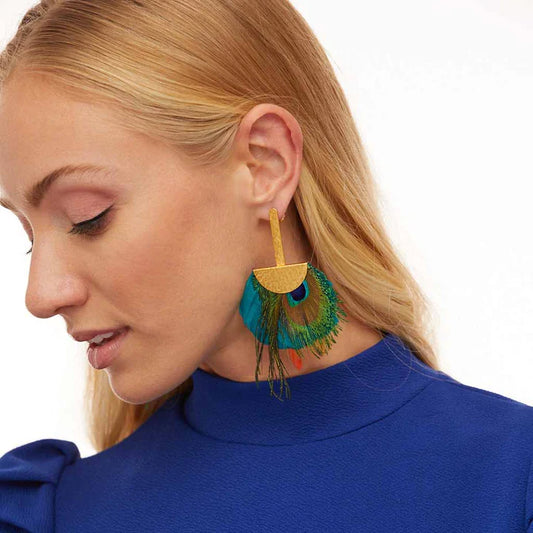 Brackish Glacier Grecian Earing