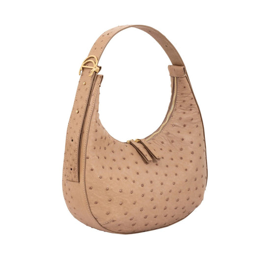 Aspen, Full Ostrich Leather in Desert
