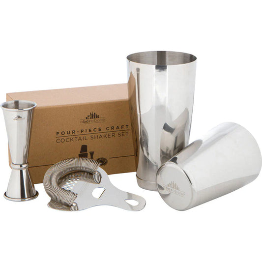 A Bar Above 4 piece Craft Bar Set, Stainless