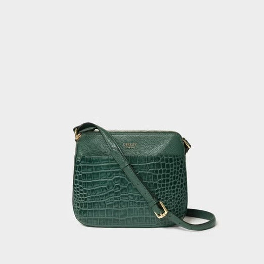 The Kellie Leather Crossbody in Forest