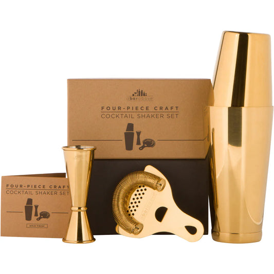 A Bar Above 4 piece Craft Bar Set, Gold