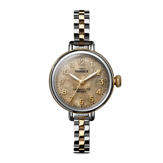 Birdy 3HD 34mm Petoskey Watch, Two-tone bracelet