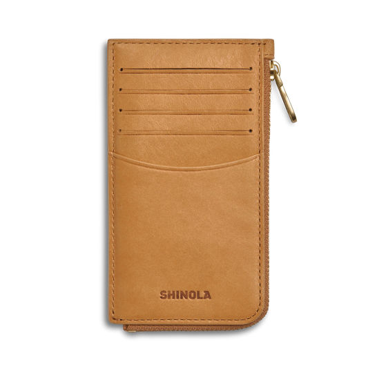 Shinola Birdy Zip Around, Honey