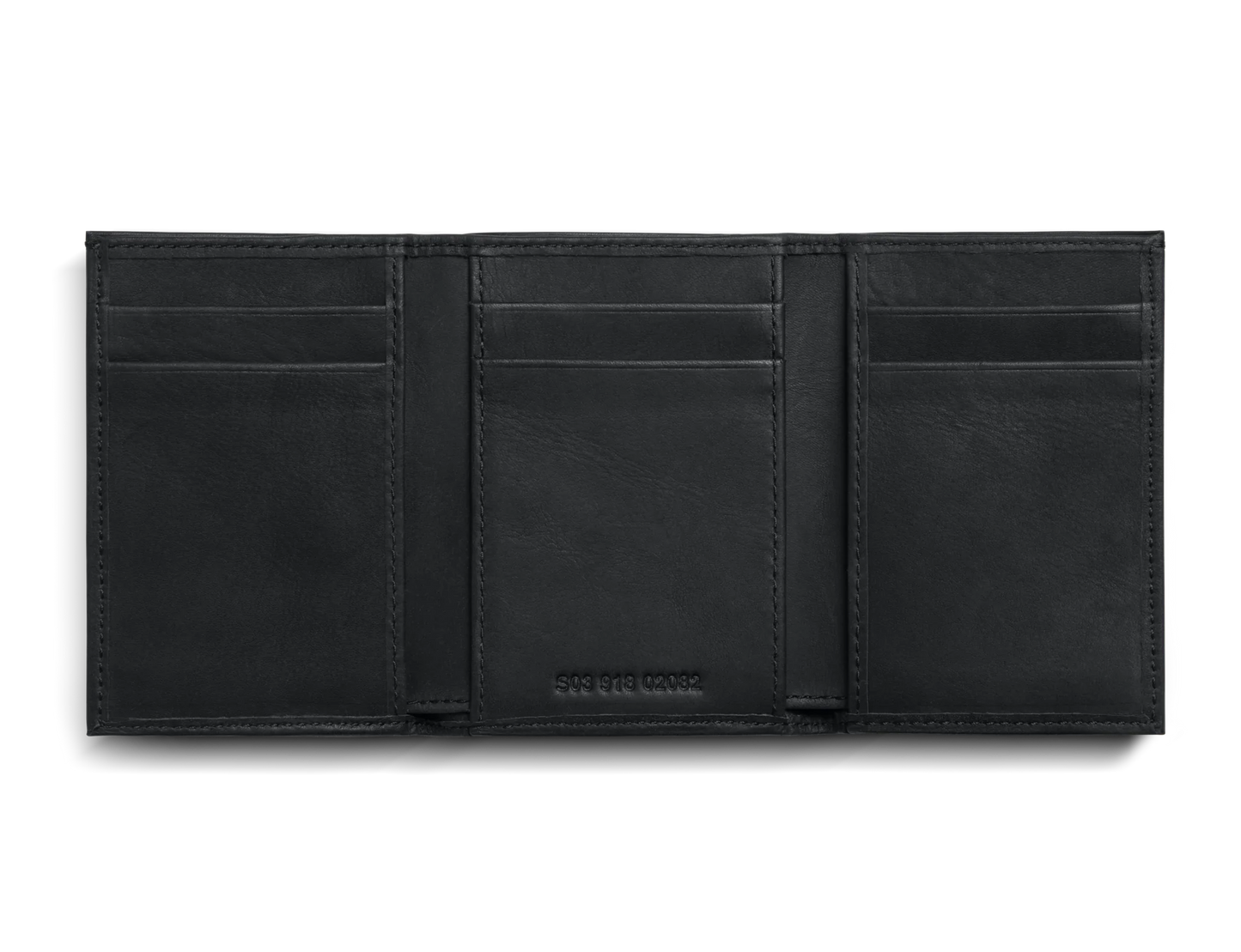 Shinola Trifold Navigator Wallet, Black