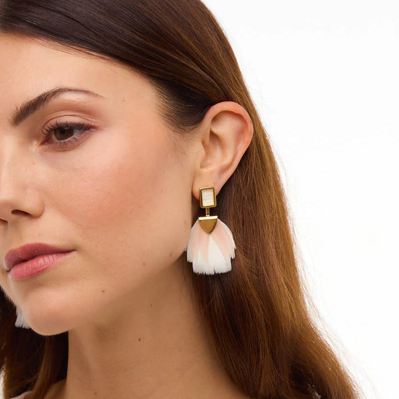 Tarpum Bay Bezel Drop Earring