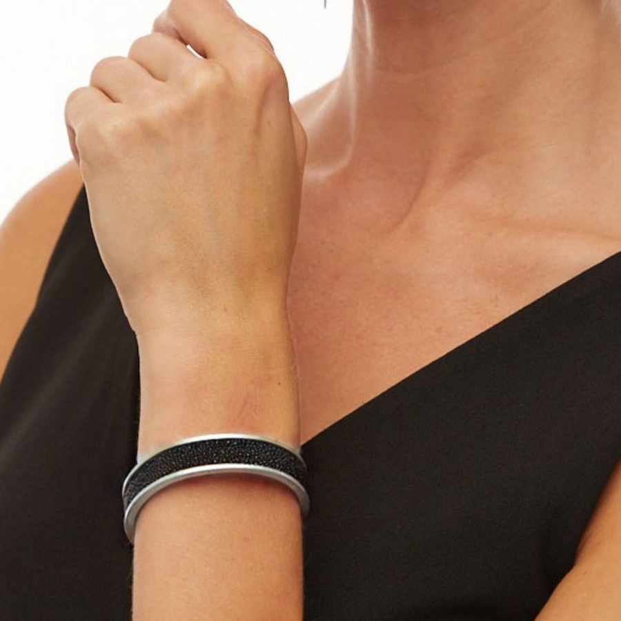Brackish Molly Thin Cuff, Silver