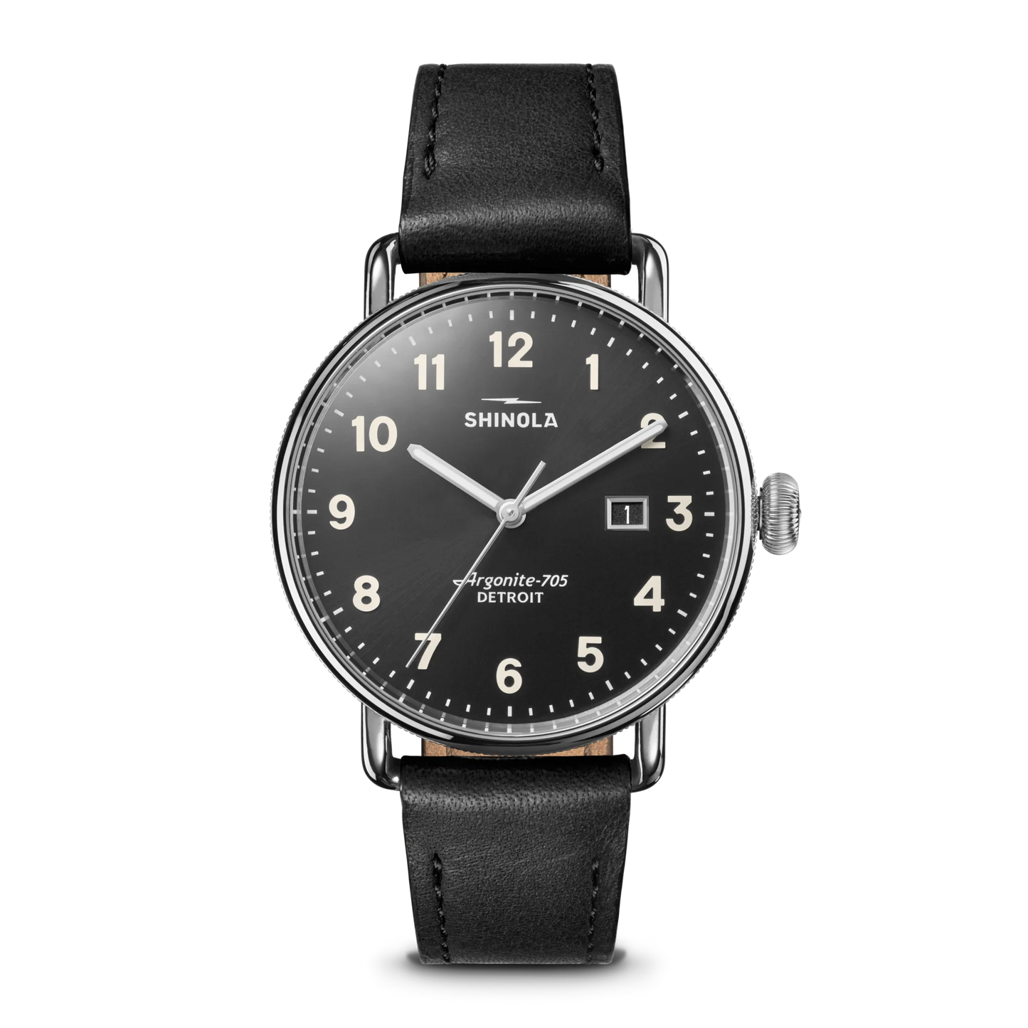 Shinola Canfield 38mm, Black