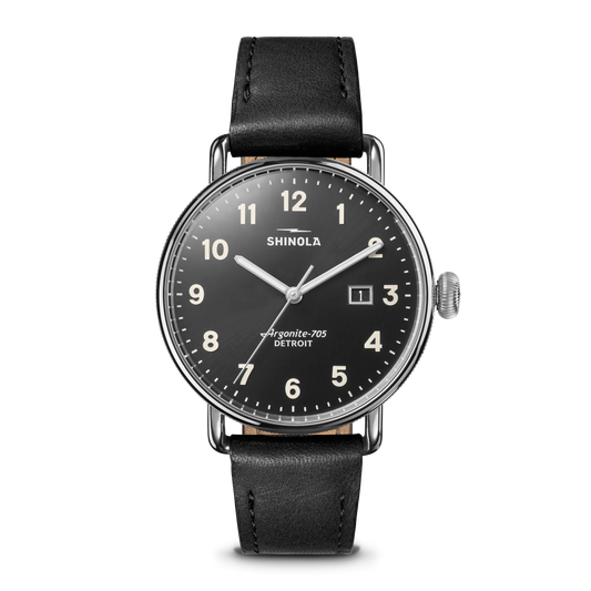Shinola Canfield 38mm, Black