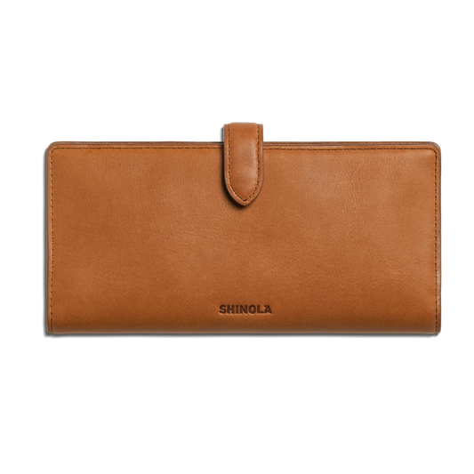 Shinola Continental Wallet, Brown
