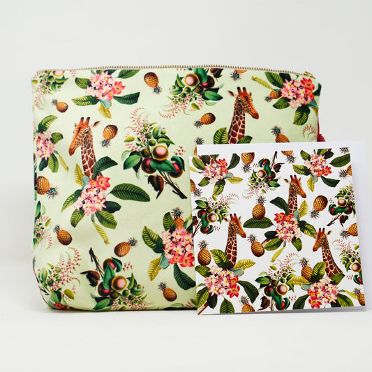 Ark Paper Velvet Wash Bag - Fruit Fantasy