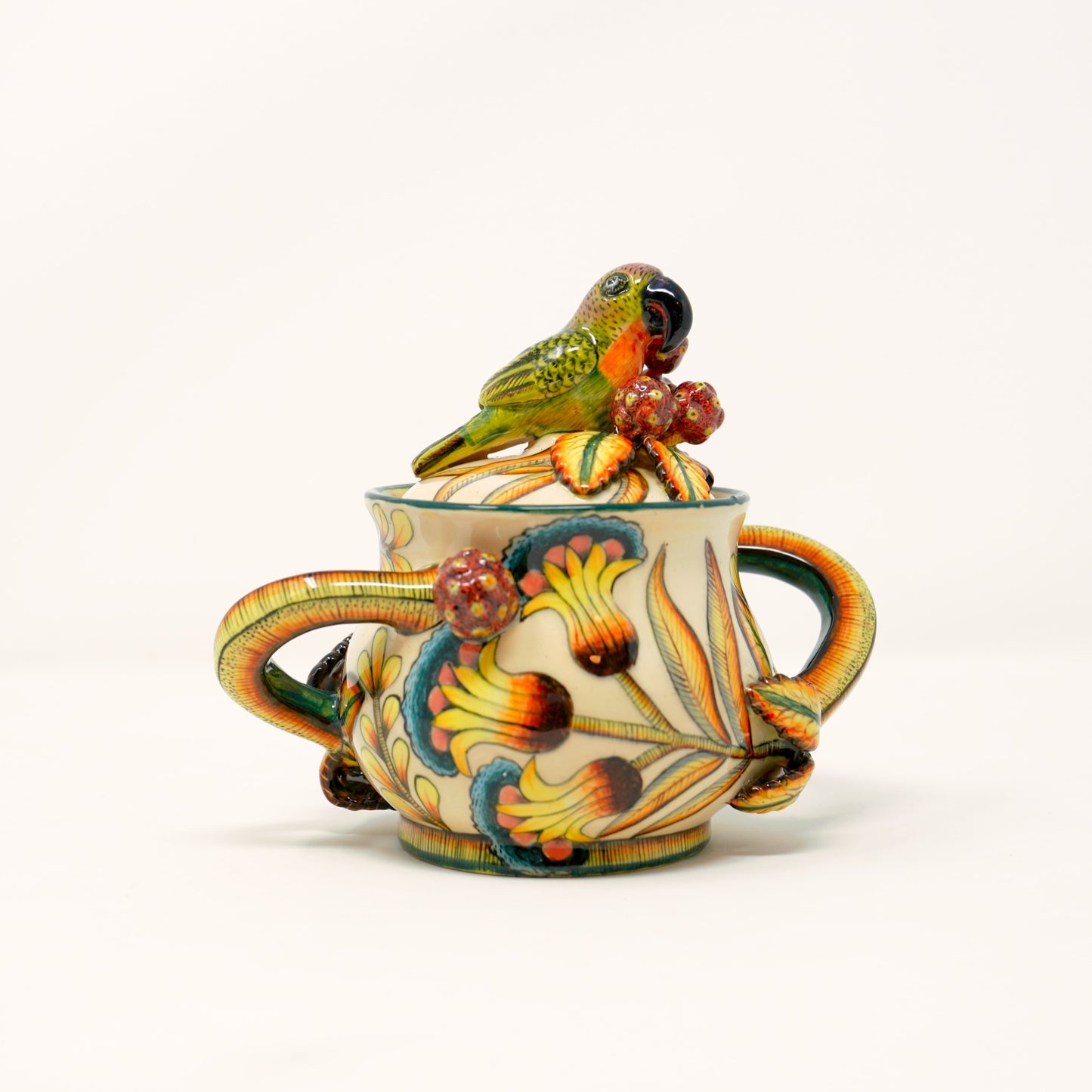 Parrot Sugar Pot
