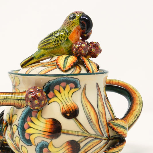 Parrot Sugar Pot