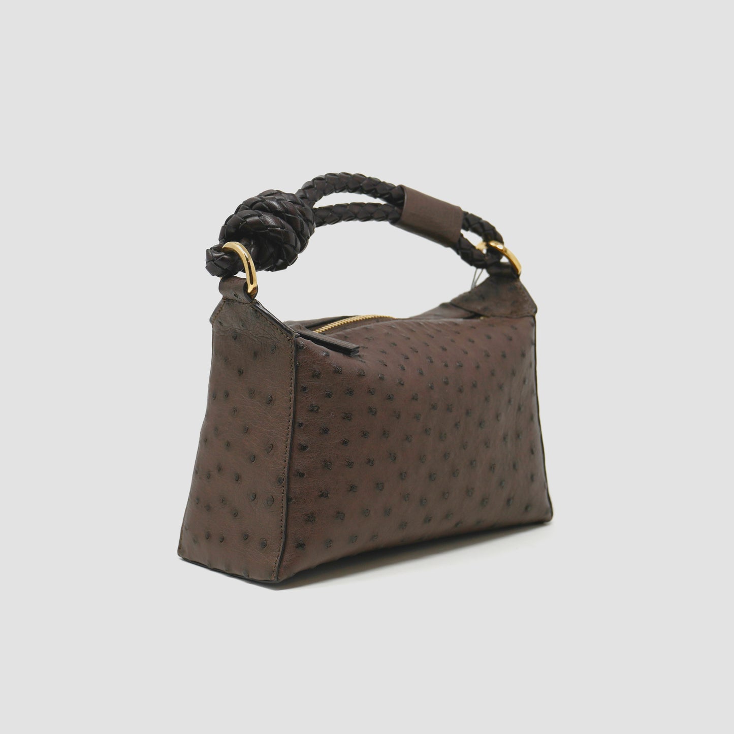 Lola Rope Handle Ostrich Nicotine