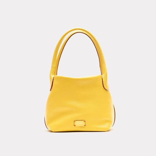 Sweet Pea Teeny Tumbled Leather Leather Canary