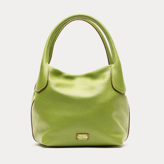 Sweet Pea Mini Tumbled Leather Green