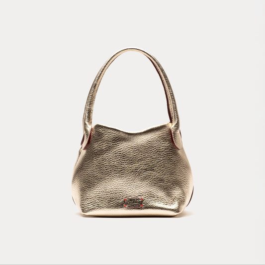 Sweet Pea Teeny Tumbled Leather Platino
