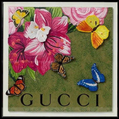 Gucci Floral Corner, 12X12 in
