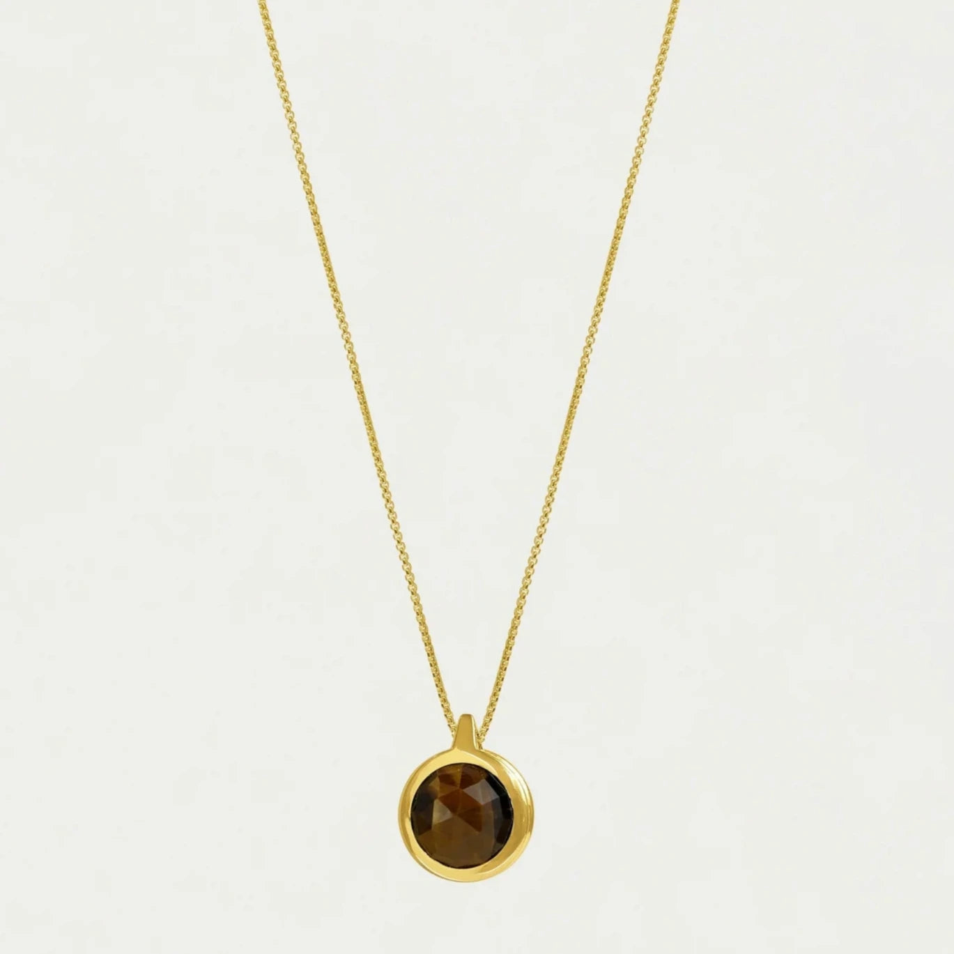 Lamu Gemstone Pendant - Tiger Eye / Black Onyx