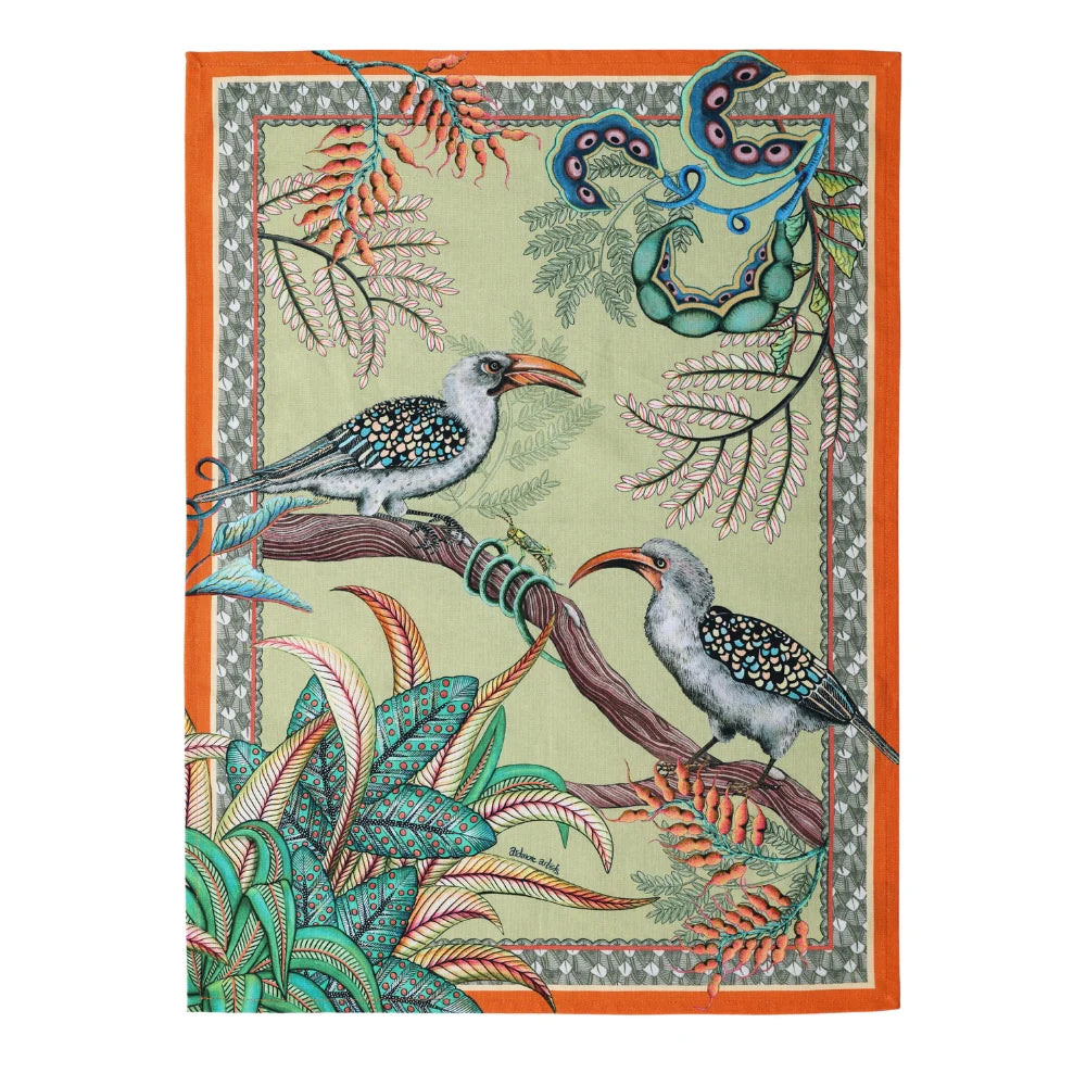Hornbill Tea Towel, Delta