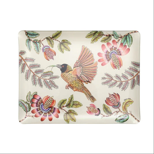Weaver Garden Acrylic Tray, Stone