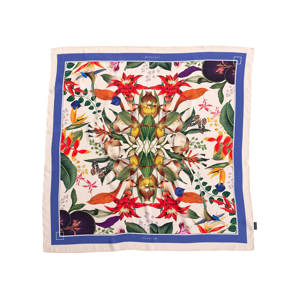 Muzaluci Colombian Flowers 28X28 in