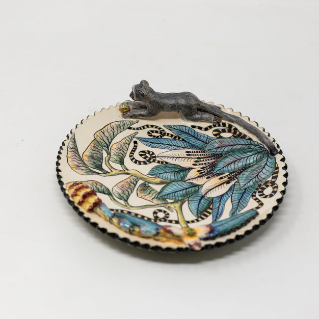 Ardmore Ceramic Monkey Plate