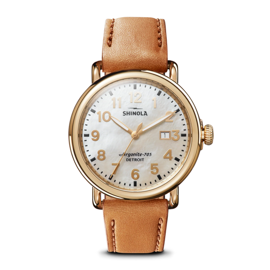 Watch: Runwell 3hd 41mm, Mop Tan Leather Strap
