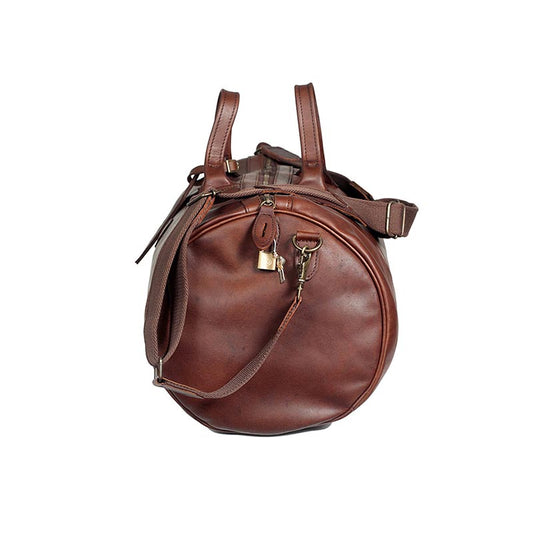 Short Safari Duffel - Leather
