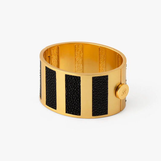 Lola Striped Hinge Cuff