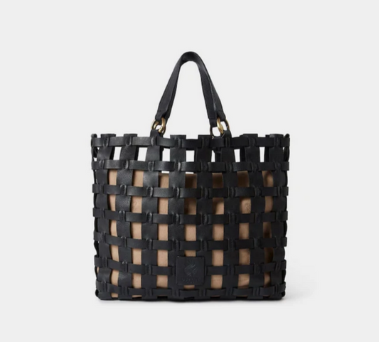 Ophelia Medium Cage Tote - Black