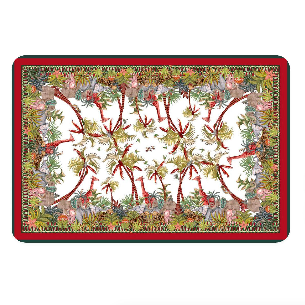 Ngala Trading Palm Parade Tablecloth 94"X 63"