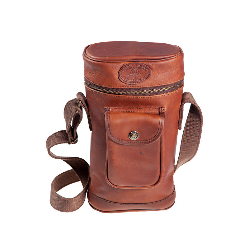 Melvill & Moon Leather 2-bottle Bag